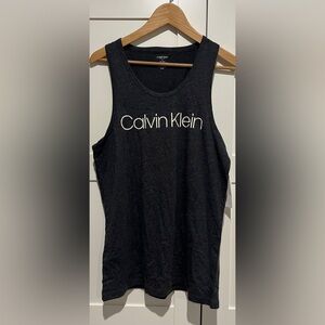 Calvin Klein Sleepwear Charcoal Gray Tank Top Size M ( New with tags )